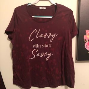 “Classy with a side of sassy”